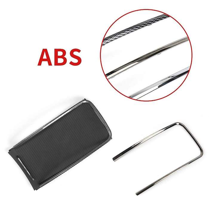 Silver Car Water Cup Holder Trim Ring Console Box Storage Box Electroplating Strip for Lacrosse 200