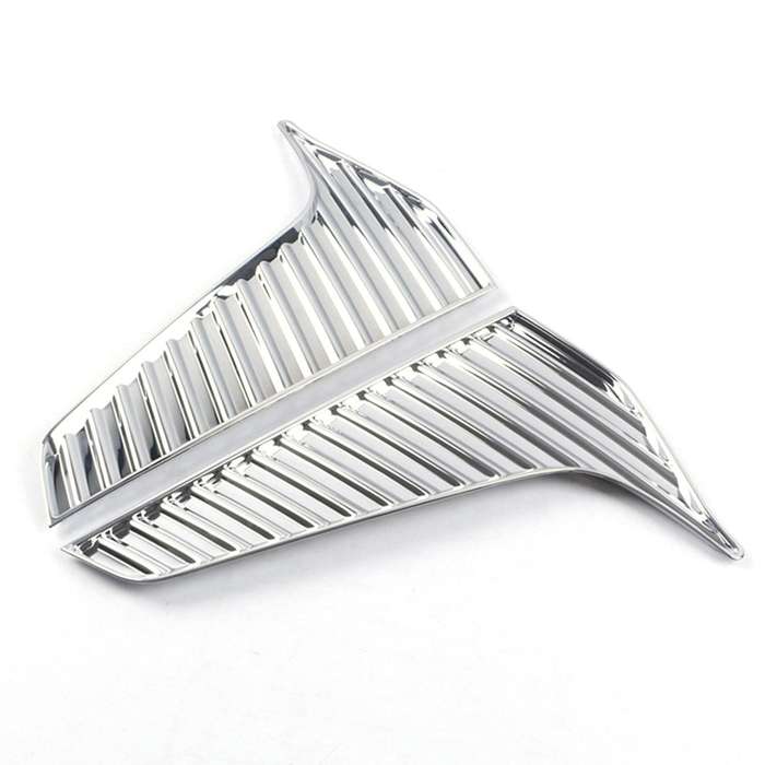 Silver Front Bumper Fog Light Lamp Frame Decoration Cover Trim for XT6 2020 2021