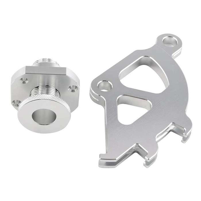Silver Firewall Adjuster and Triple Hook Clutch Quadrant Kit for Manual Transmission 1996-2004