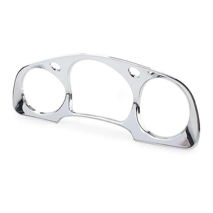 Silver Motorcycle Instrument Panel Accent Cover Decor Trim for Goldwing 1800 GL1800 2001-2005