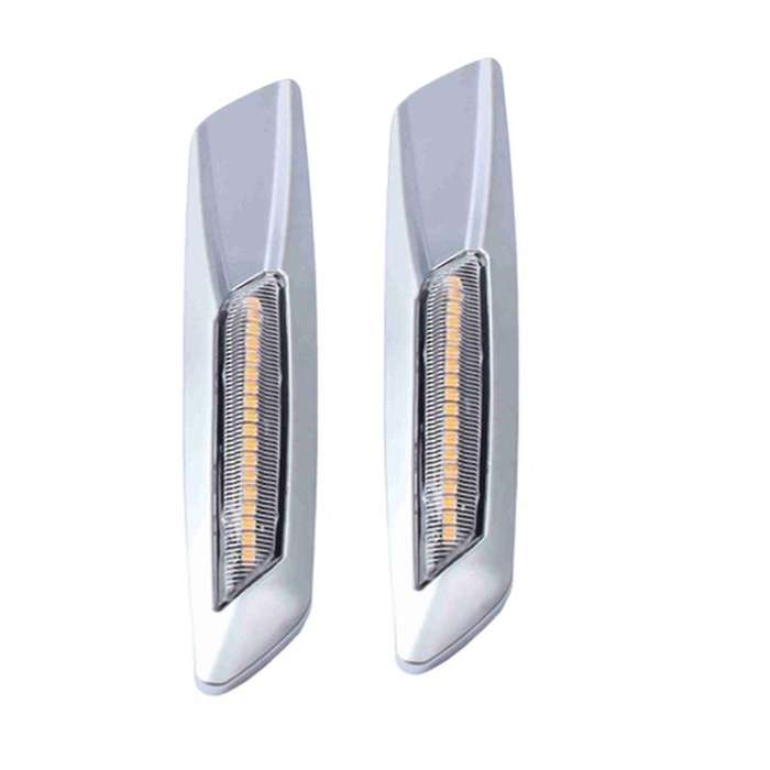 Silver Plating Car Dynamic Led Side Marker Light Turn Signal Light for 5 Series F10 Sedan Pre- 2011