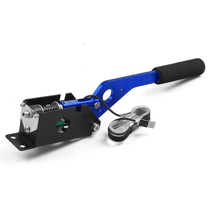 SIM USB Handbrake for Racing Games G25/27/29 T500 FANATECOSW DIRT BLACK HB-02- Brake System Blue