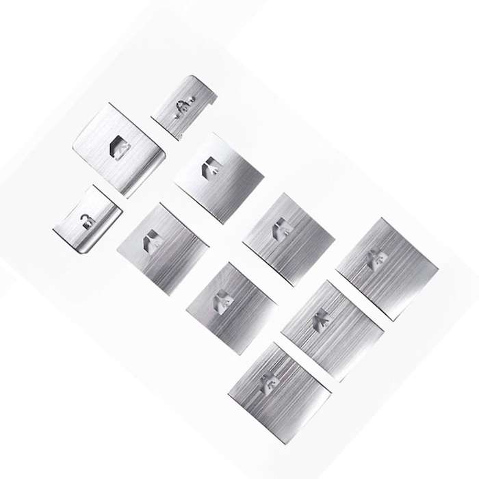 Silver Sequin Stickers Modified Special Interior Lifting Panel Frame Window Button Sticker for Alpha