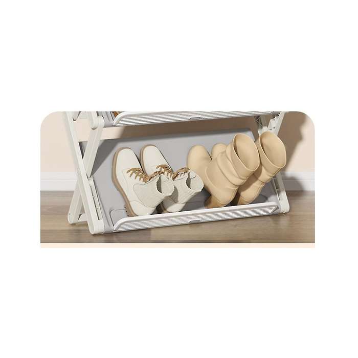 Simple Household Multi-layer Space-saving Storage Folding Shoe Rack Multifunctional Storage Shoe Box