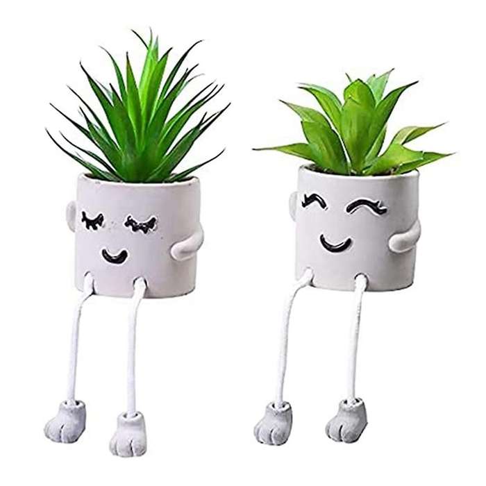 Simulation Succulent Plants - Artificial Potted -succulent Plants (2piece) - Interesting Plant Bonsa