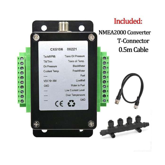 Single Nmea 2000 Converter N2k Converter Cx5106 0-190ohm 0.5m Wiring for Marine Boat Cx5106