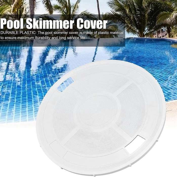Skimmer Cover Lids 9 Inch Round Covers Replacement Pool Skimmer Lids Drain Cover for Swimming Pools