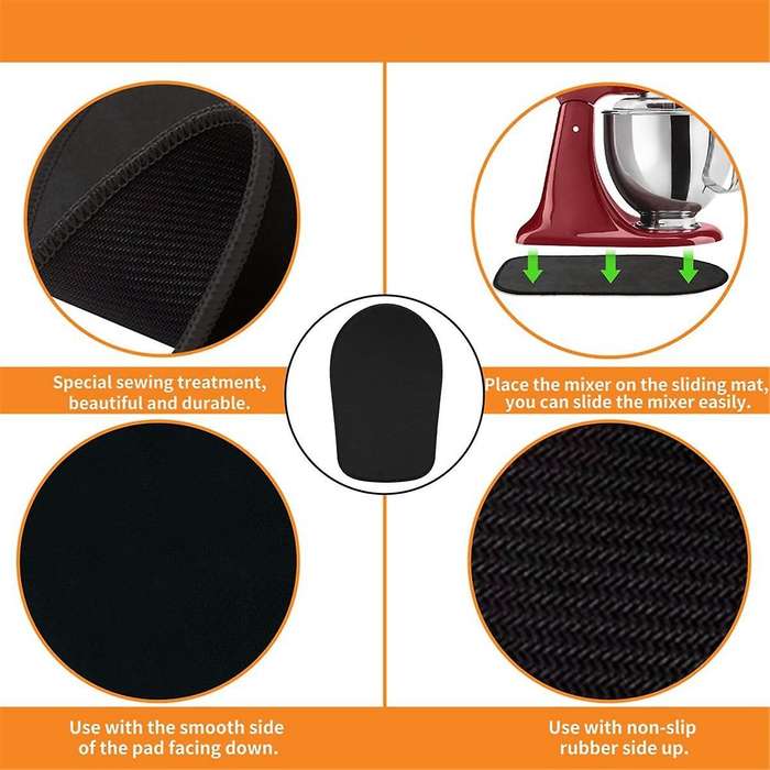 Sliding Mat for Mixer , Mixer Mover Slider Mat Pad for 4.5-5 Qt Tilt-head Stand Mixer