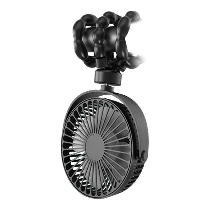 Small Fan Portable Mini Octopus Fan Handheld Desktop USB Quiet Fan for Outdoor Camping