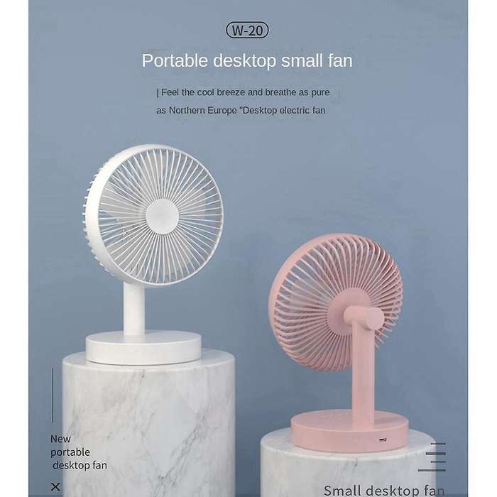 Small Fan Small Personal Desk Fan Strong Wind Quiet Operation Portable Mini Fan for Home Office Bedr