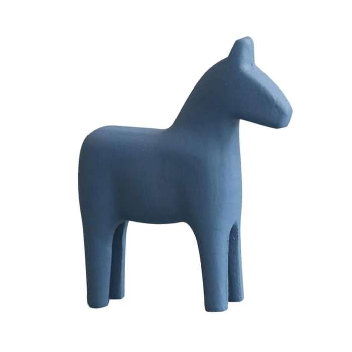 Small Wooden Horse Ornament Retro Home Decor Animals for Desktop Horse Figure Mini Rocking Horse Abs