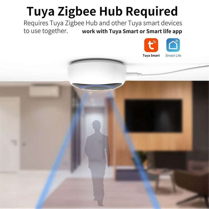 Smart Human Presence Sensor Tuya Zigbee Mmwave Radar Detector High Sensing Human Body Exists Sensor