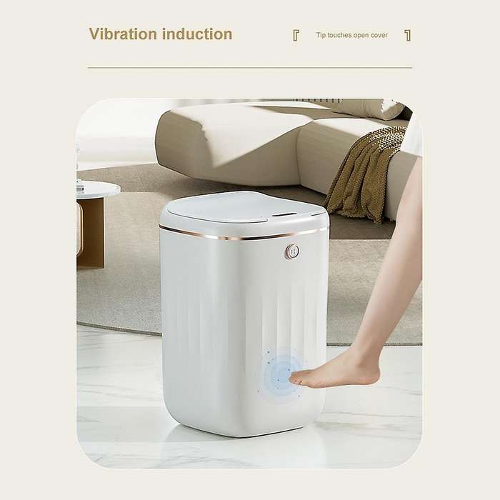 Smart Trash Can Automatic Waterproof Electric Capacity Waste Kitchen Bathroom Toilet Automatic Sens