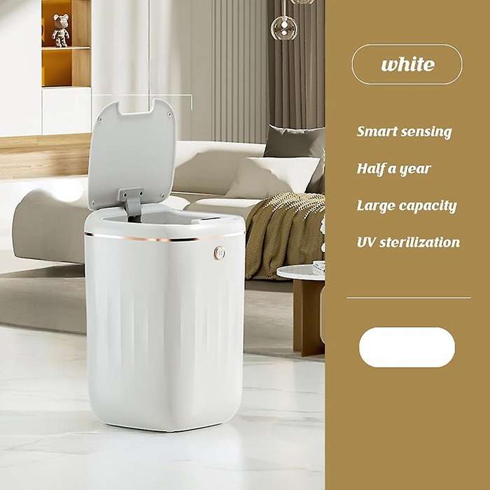 Smart Trash Can Automatic Waterproof Electric Capacity Waste Kitchen Bathroom Toilet Automatic Sens
