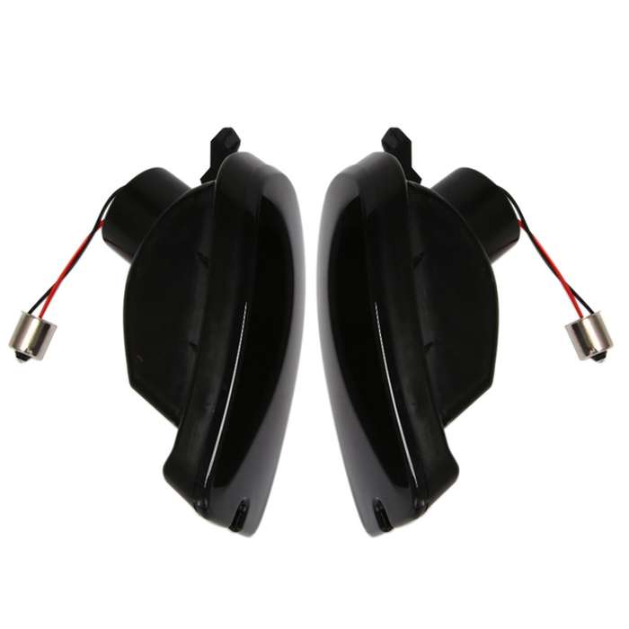 Smoke Black Car Front Bumper LED Turn Signal Indicator Lights for 1999-2001 2.5RS Coupe & Sedan SU25