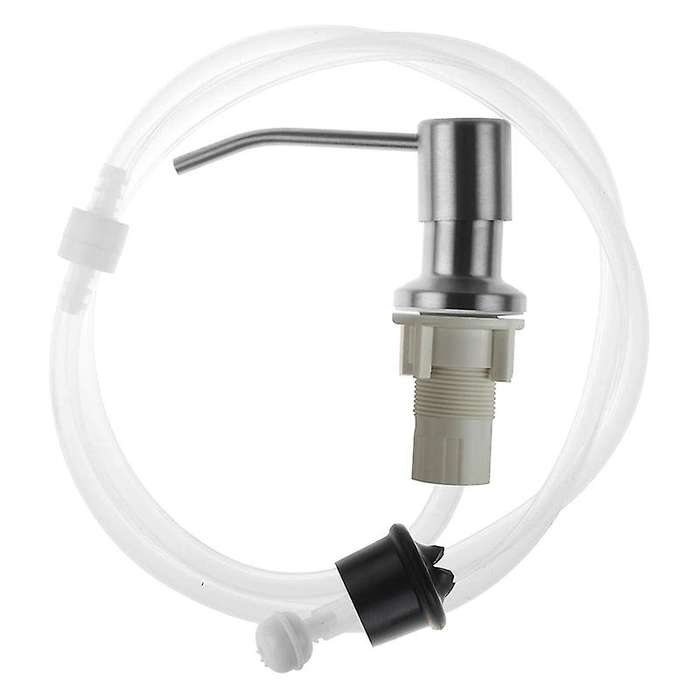 Soap Dispenser for Kitchen Sink and Tube Set, 47-inch Tube Is Directly Connected to Teh Soap Bottle