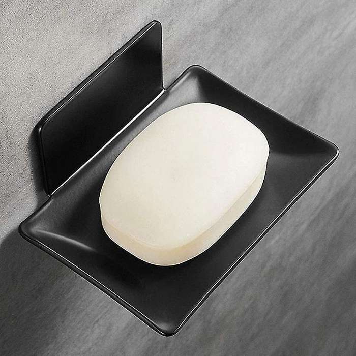 Soap Holder, Stainless Steel Soap Holder without Drilling, Wall Mounted Shower Soap Holder, Self-Adh