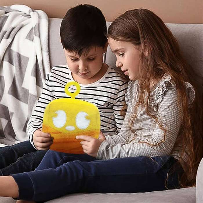Soft Stuffed Animal Pillow for Home Kids' Bedroom Decor, Birthday Choice for Boys Girls (Golden Budd