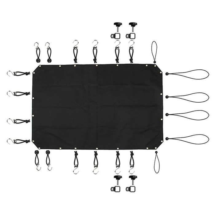 Soft Top Car Anti UV Sun Protection Sunshade Cover for 2021-2024 Insulated Net Accessories ,4 Door