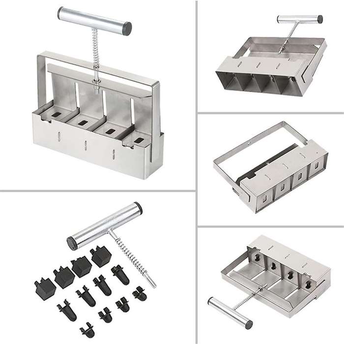 Soil Blocker with Seed Pin, Handheld Soil Blocking Tool, Handheld Seedling Incubator for Seed Starti