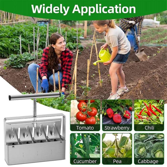 Soil Blocker, Soil Block Maker for Seed Starting with Strong Hand Held, Soil Blocking Tool for Grow