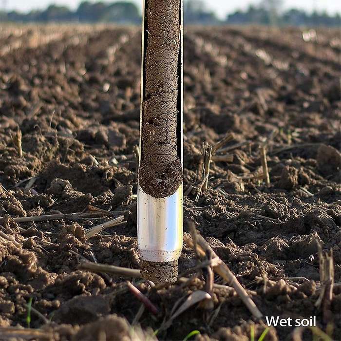Soil Sampler Probe12 Inch, T-Style Handle Soil Test Kits Soil Probes for Soil Sampling Plant Care Ga