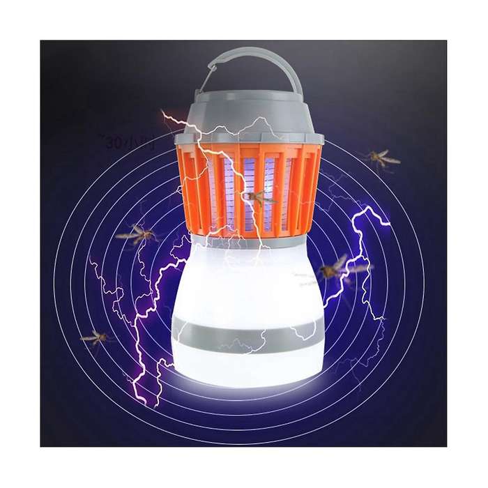 Solar Electric Mosquito Lamp Outdoor Adjustable Waterproof Garden Mosquito Lamp