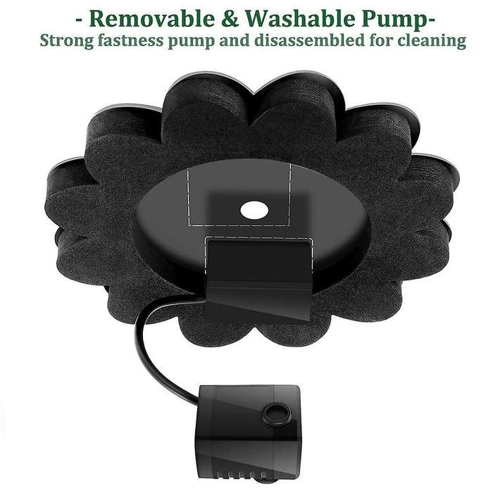Solar Fountain Garden Kit Solar Water Pump Outdoor Landscape Pond Solar Water Pump Floating Fountain