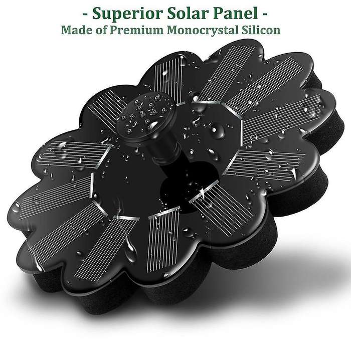 Solar Fountain Garden Kit Solar Water Pump Outdoor Landscape Pond Solar Water Pump Floating Fountain