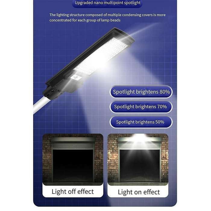 Solar Led Street Light Waterproof Outdoor Solar Human Body Sensing Integrated Lamp,for Courtyard Ou