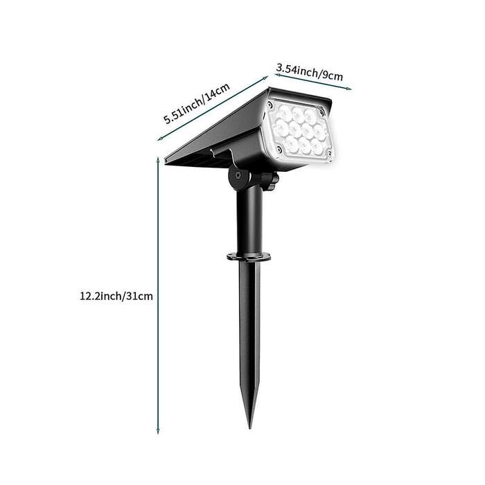Solar Lights for Outdoor Ip65 Solar Garden Lights Monitor Lights Led Solar Spotlight Outdoor Path Ya