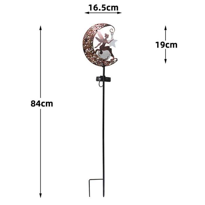 Solar Pathway Lights, Moon Fairy Glass Ball Angel Decorative Outdoor Decorative Lights Waterproof