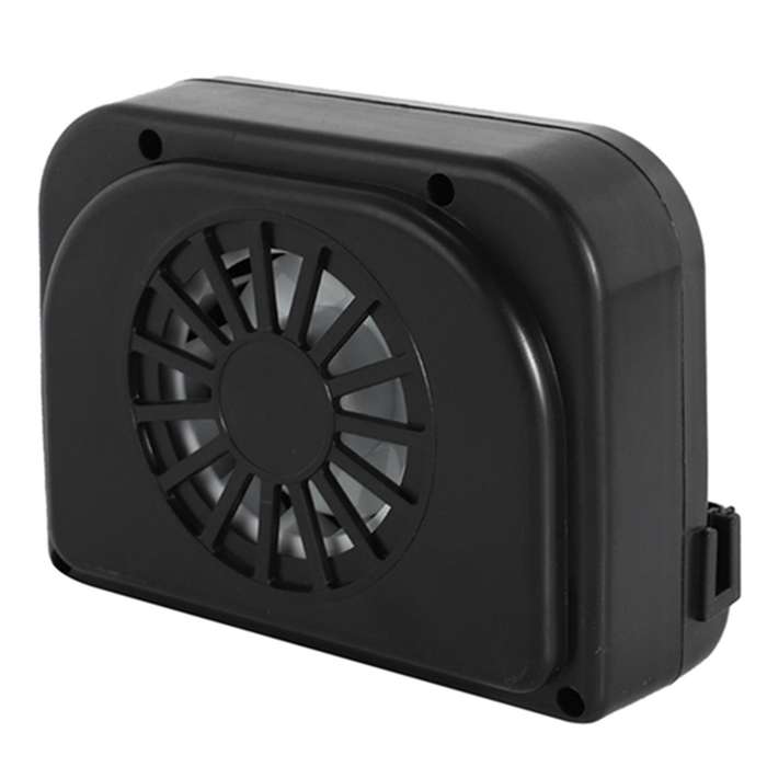 Solar Power Car Window Fan Auto Ventilator Cooling Vehicle Portable