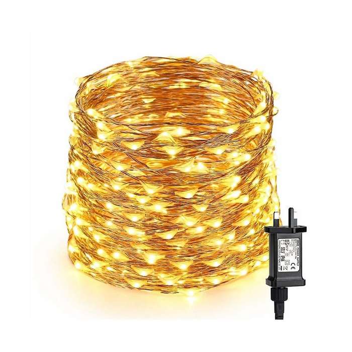 Solar Powered Lights 200LED String Fairy Lights for Outdoor Christmas Lighting Courtyard Street Gard