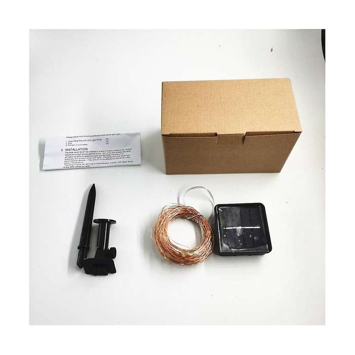 Solar Powered Lights 200 LED String Fairy Lights for Outdoor Christmas Lighting Courtyard Street Gar