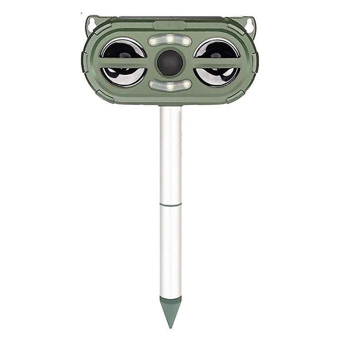 Solar Ultrasonic Animal Repeller -Animal Repeller Outdoor with Motion Sensor&Sound Squirrel Repell f
