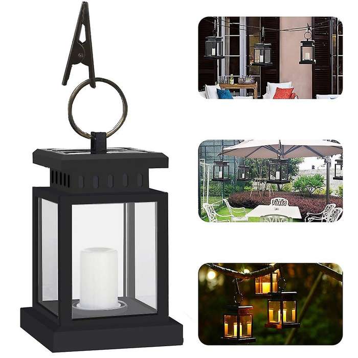 Solar Tent Light Outdoor Solar Candle Light Retro Atmosphere Decorative Landscape Garden Light Outdo