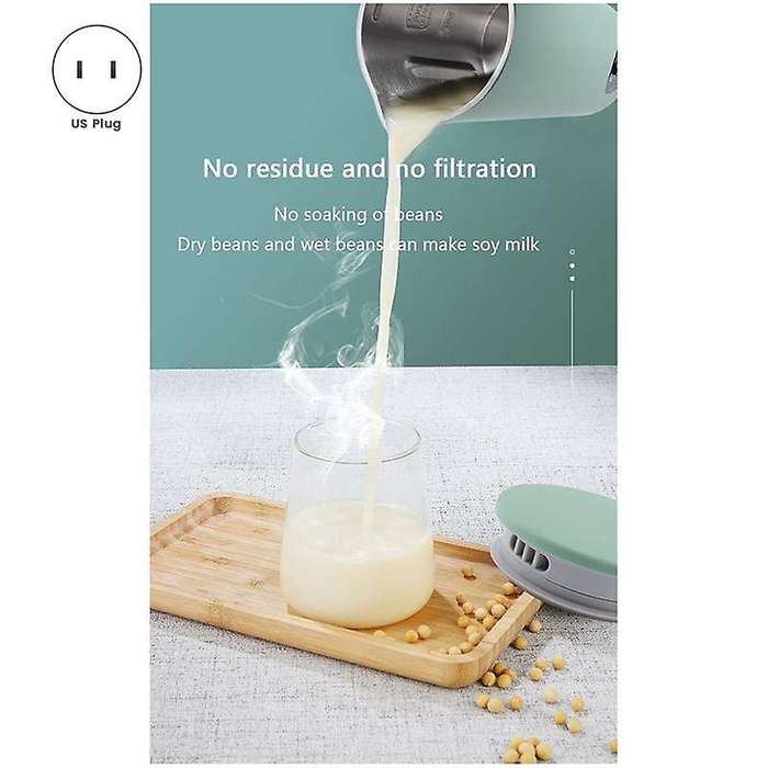 Soymilk Maker Food Blender Electric Juicer Grain Grinder Soya Bean Milk Machine Filter-Free Mixer Gr