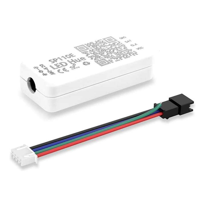 SP110E Bluetooth Controller DC5-12V for WS2812B SK6812 RGB/RGBW Lights LED Pixel Strip Smart Phone A