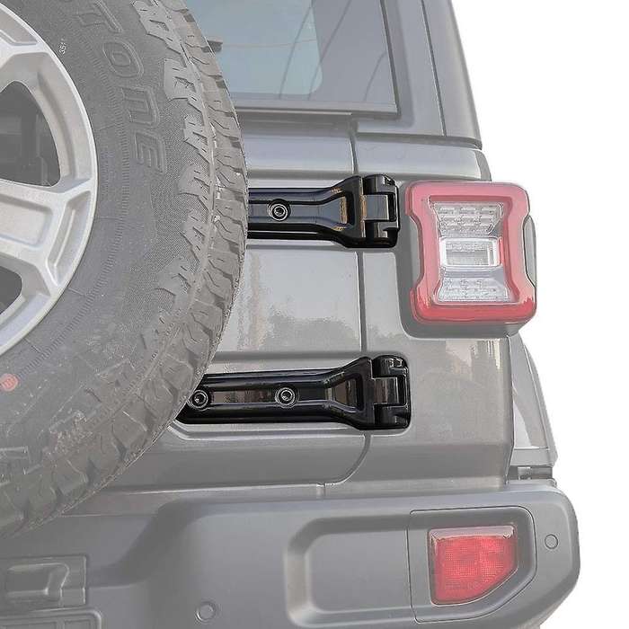 Spare Tire Bracket Hinge Cover Trim for 2018-2019 Wrangler JL Car Accessories, Black