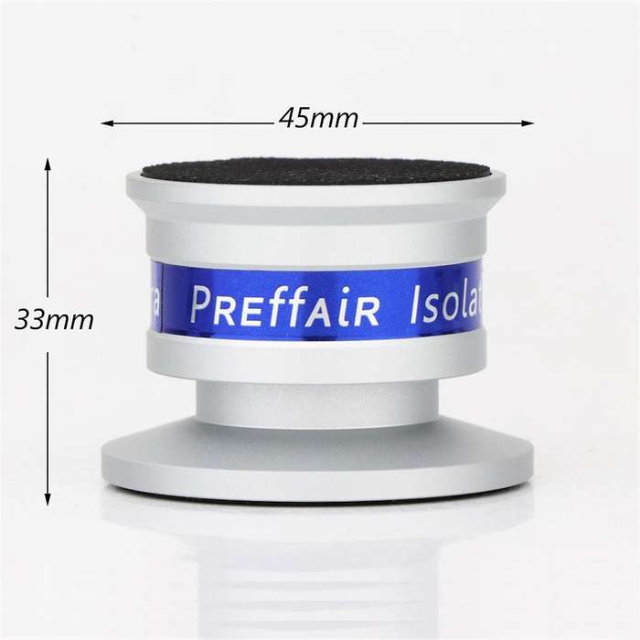 Speaker Isolation Spikes Speaker Base Pads with Non-Slip Base Pad Aluminium Anti-Vibration for Turnt