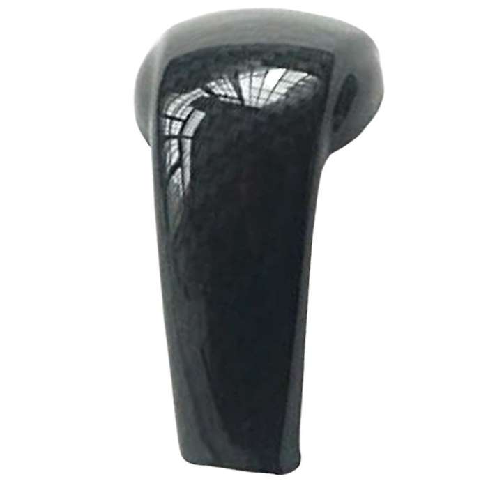 Sport Style Carbon Fiber Print Gear Shift Knob Cover Trim Compatible 2 3 6 -3 -5