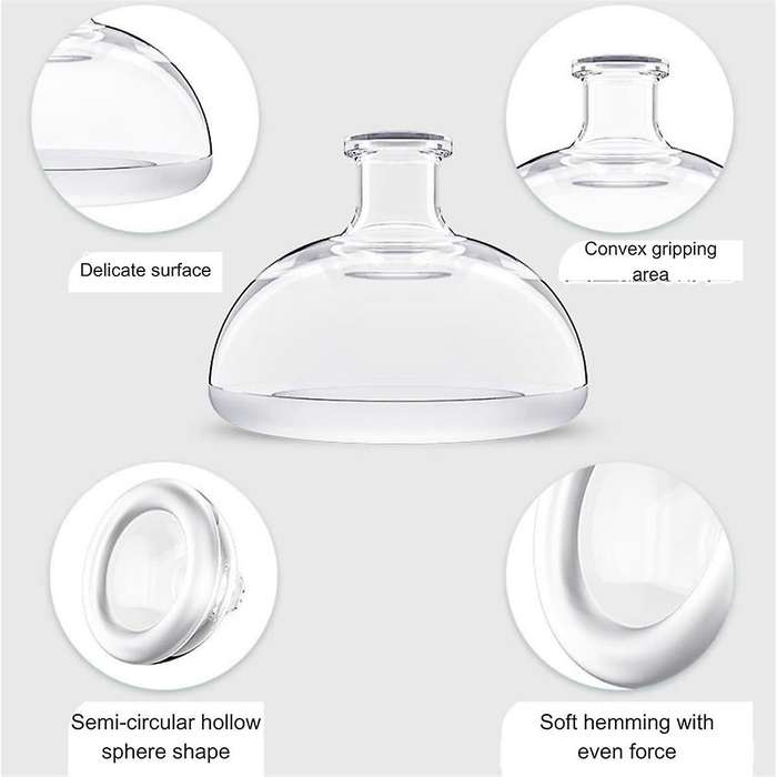 Sputum Cup Silicone Chest Percussion Cup Sputum Remover Burping Digest Helper Mom Palm Cup for Elder