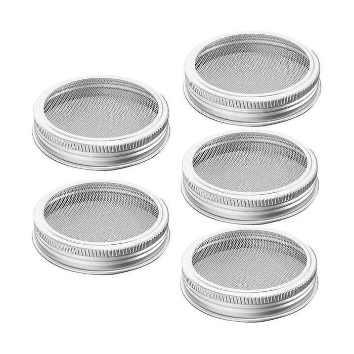 Sprouting Lid, Stainless Steel Sprouting Jar Lid, Sprouting Kit for 86mm Mouth Jars, Germination Ki