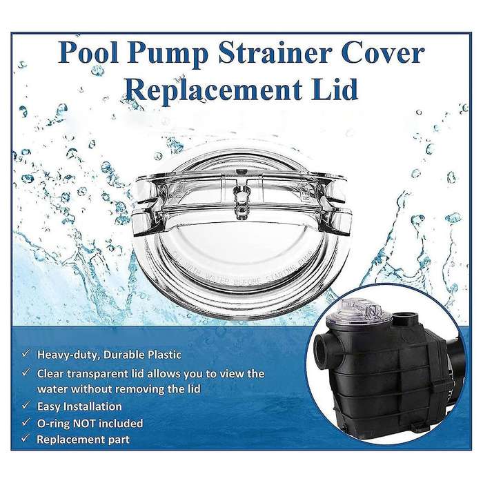Spx3100d Thread Strainer Cover Replacement with O Ring for Super Ii Pool Pump Lid and Chlorine & Br