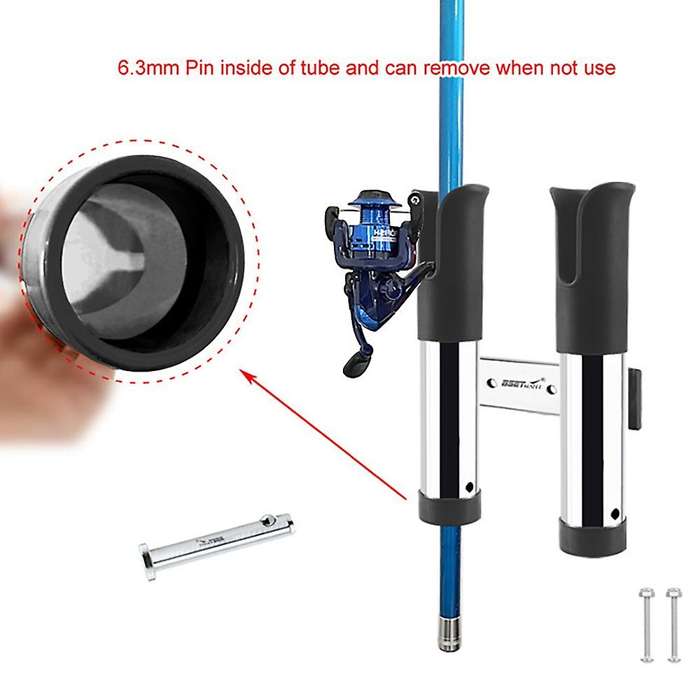 Stainless Steel 316 Boat Fishing Rod Rack Holder Portable Pole Tube Mount Bracket Socket Rack Access