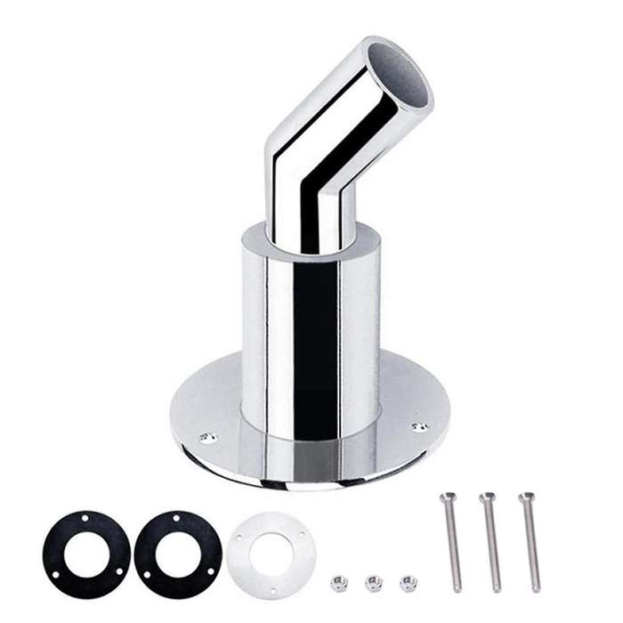 Stainless Steel 316 Thru Hull Exhaust Fitting Tube Pipe Socket Hardware Parts for Marine Car Truck