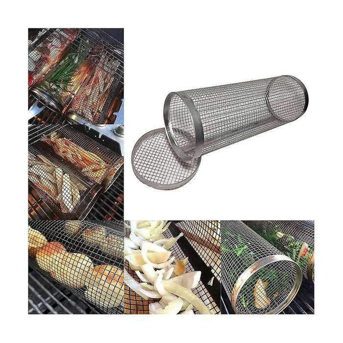 Stainless Steel Barbecue Cooking Grills Grate Outdoor Round Bbq Campfire Grills Grid-camping Picnic