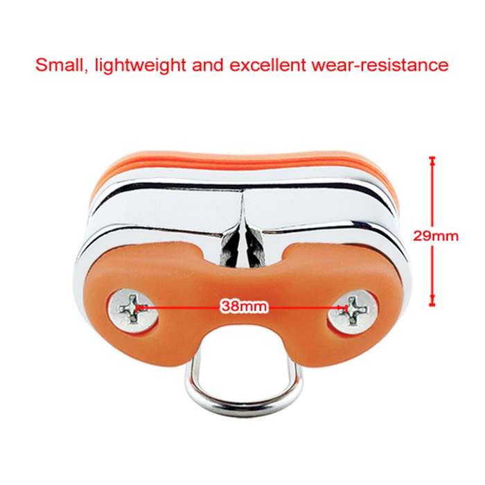 Stainless Steel Ball Bearing Cam Cleat Equipment Marine Boat Fast Entry Rope Wire Fairlead Sailing A