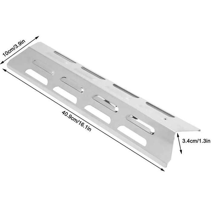 Stainless Steel Barbecue Gas Grill Oven Heat Plate Heat Tents Deflector Burners Cover Accessory Camp